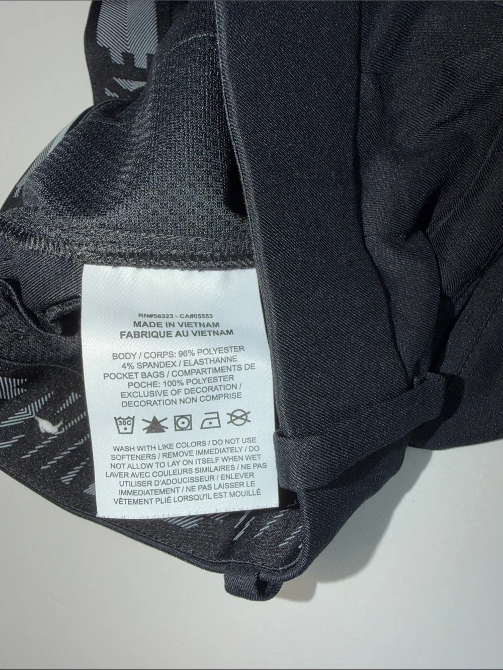 Nike Men's Black Flat-Front Golf Shorts